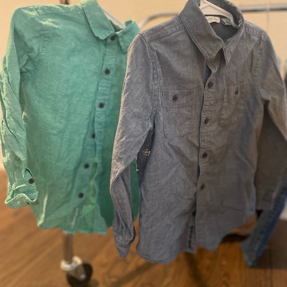 Janie and Jack Button Up Shirts